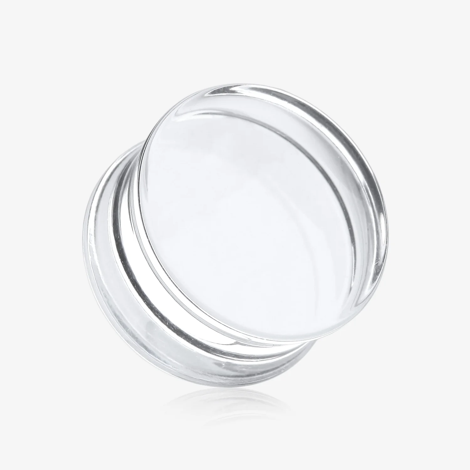 A Pair of Basic UV Acrylic Double Flared Ear Gauge Plug