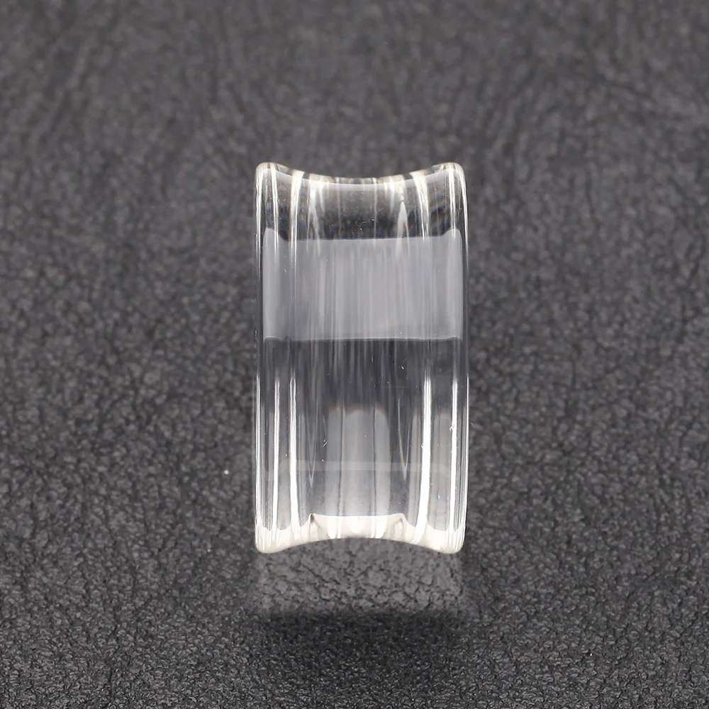 A Pair of Basic UV Acrylic Double Flared Ear Gauge Plug - Image 3