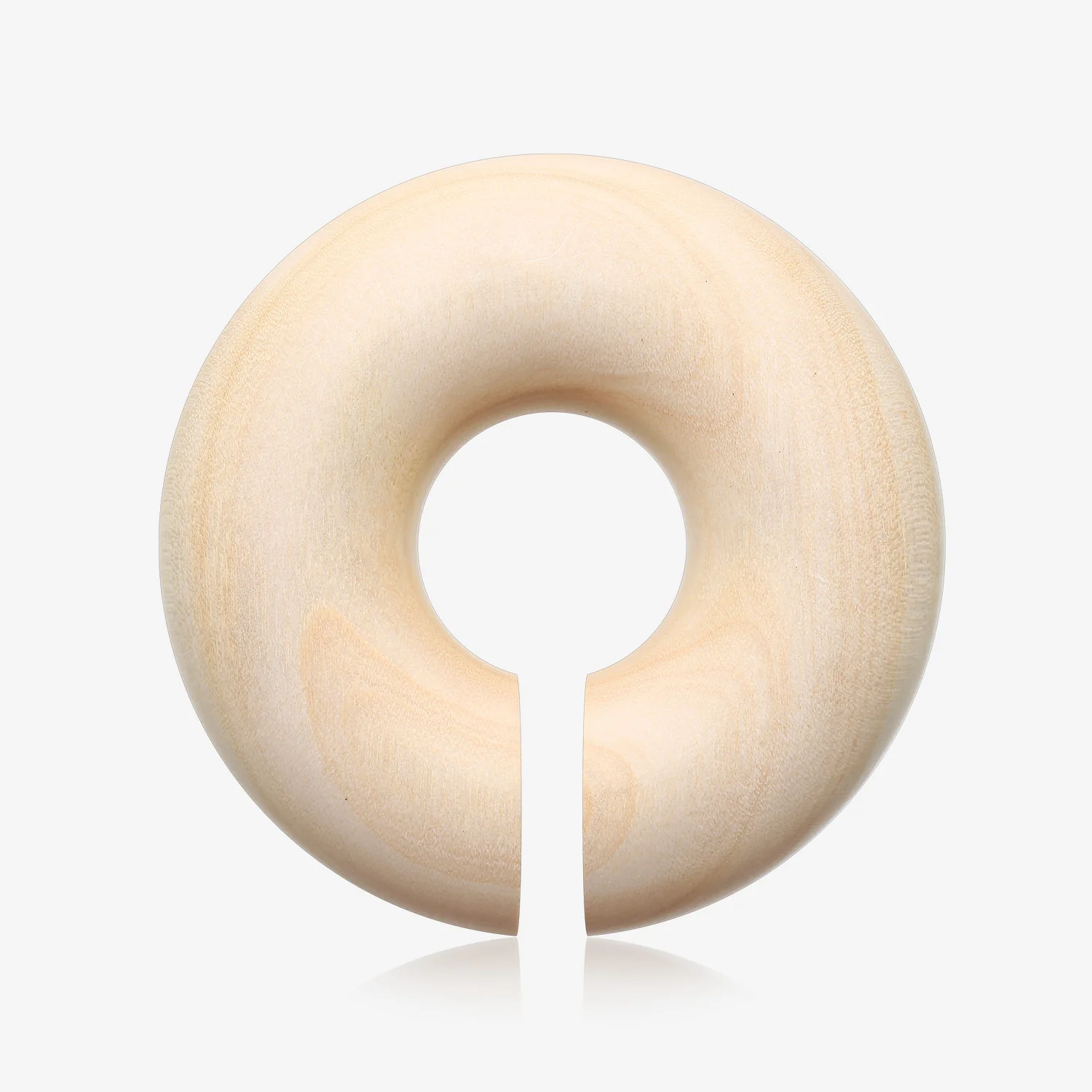 A Pair of Crocodile Wood Hoop Hanger Plug