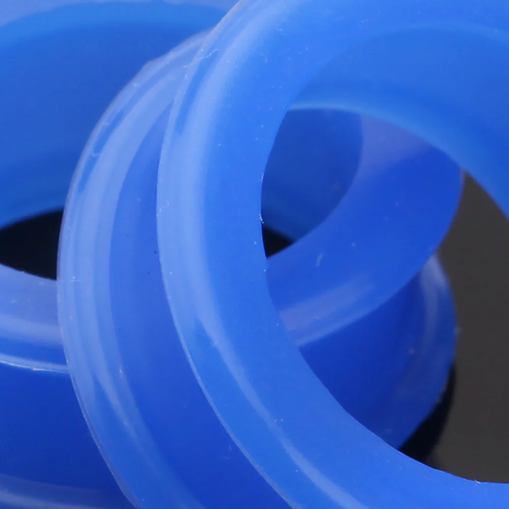 A Pair of Flexible Silicone Double Flared Ear Gauge Tunnel Plug - Image 5