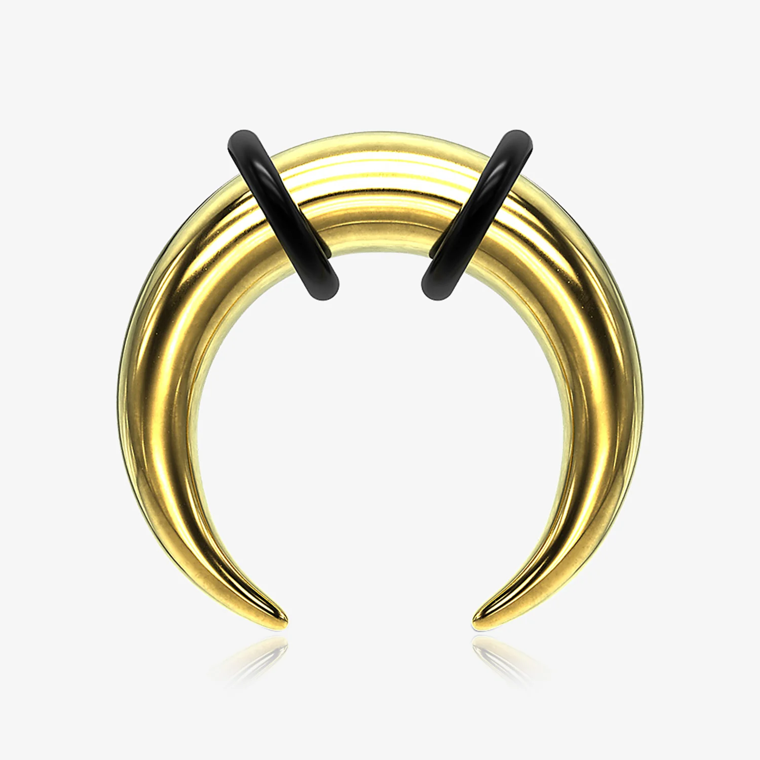 A Pair of Golden Buffalo Pincher Hanging Steel Taper with O-Rings
