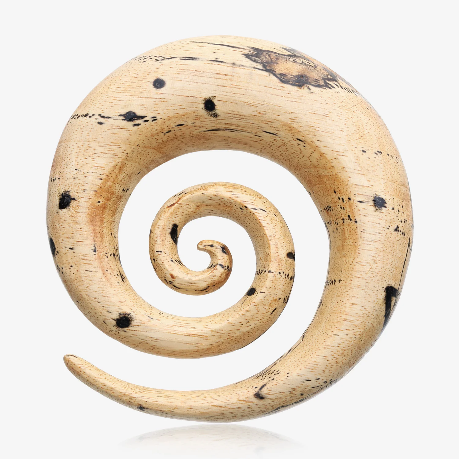 A Pair of Old Tamarind Wood Super Spiral Hanger Plug