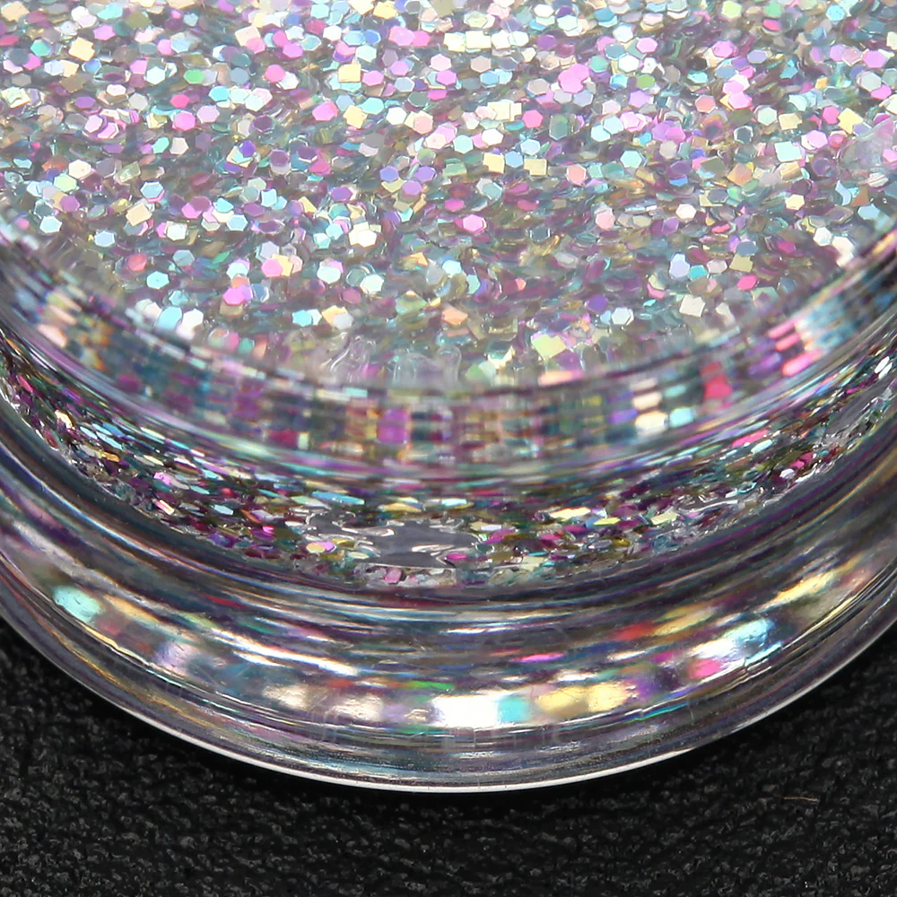 A Pair of Ultra Shine Glittered Double Flared Acrylic Ear Gauge Plug - Image 5
