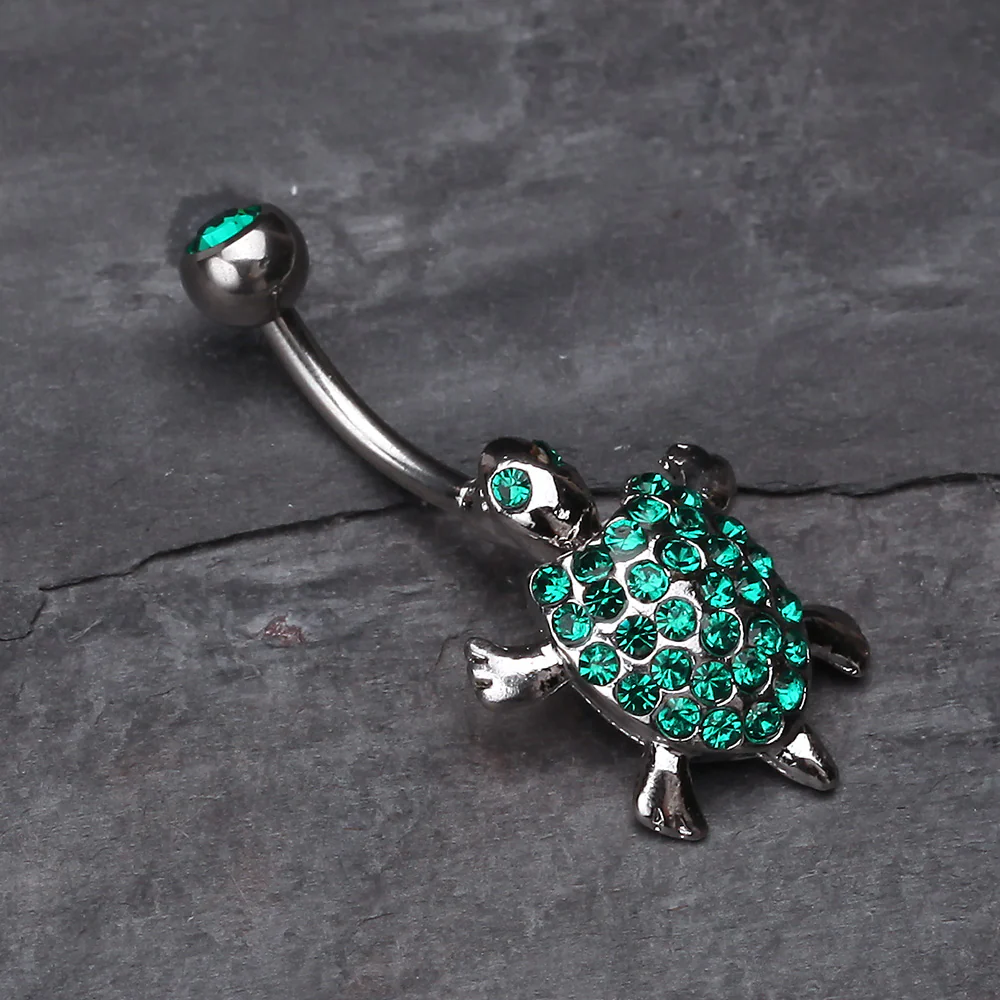 Adorable Turtle Dance Belly Ring - Image 3