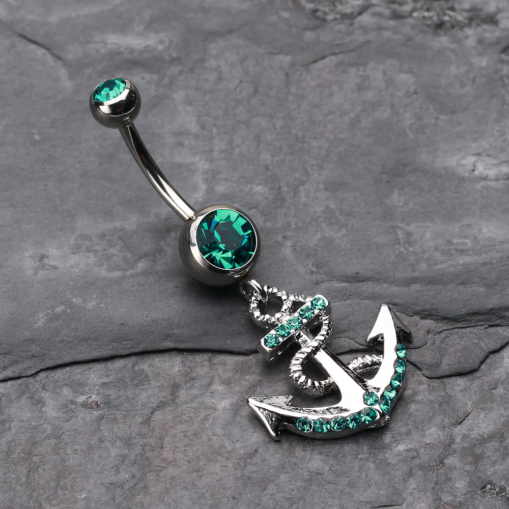 Anchor Dock Belly Button Ring - Image 3
