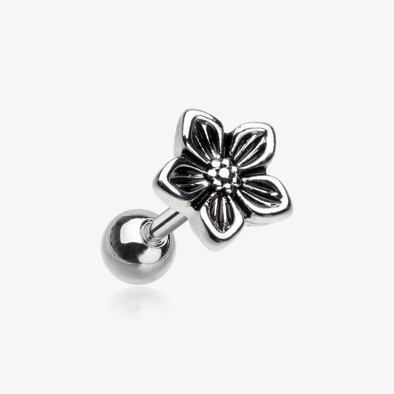 Antique Wildflower Cartilage Tragus Earring
