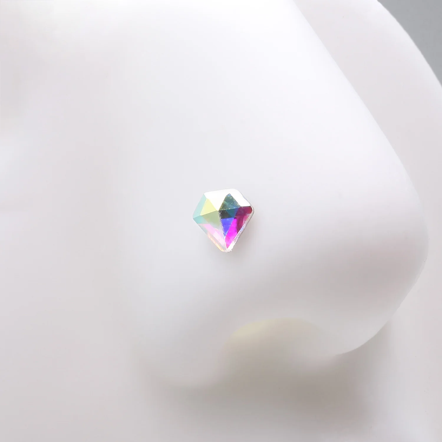 Aurora Diamond Icon Sparkle Nose Stud Ring - Image 2