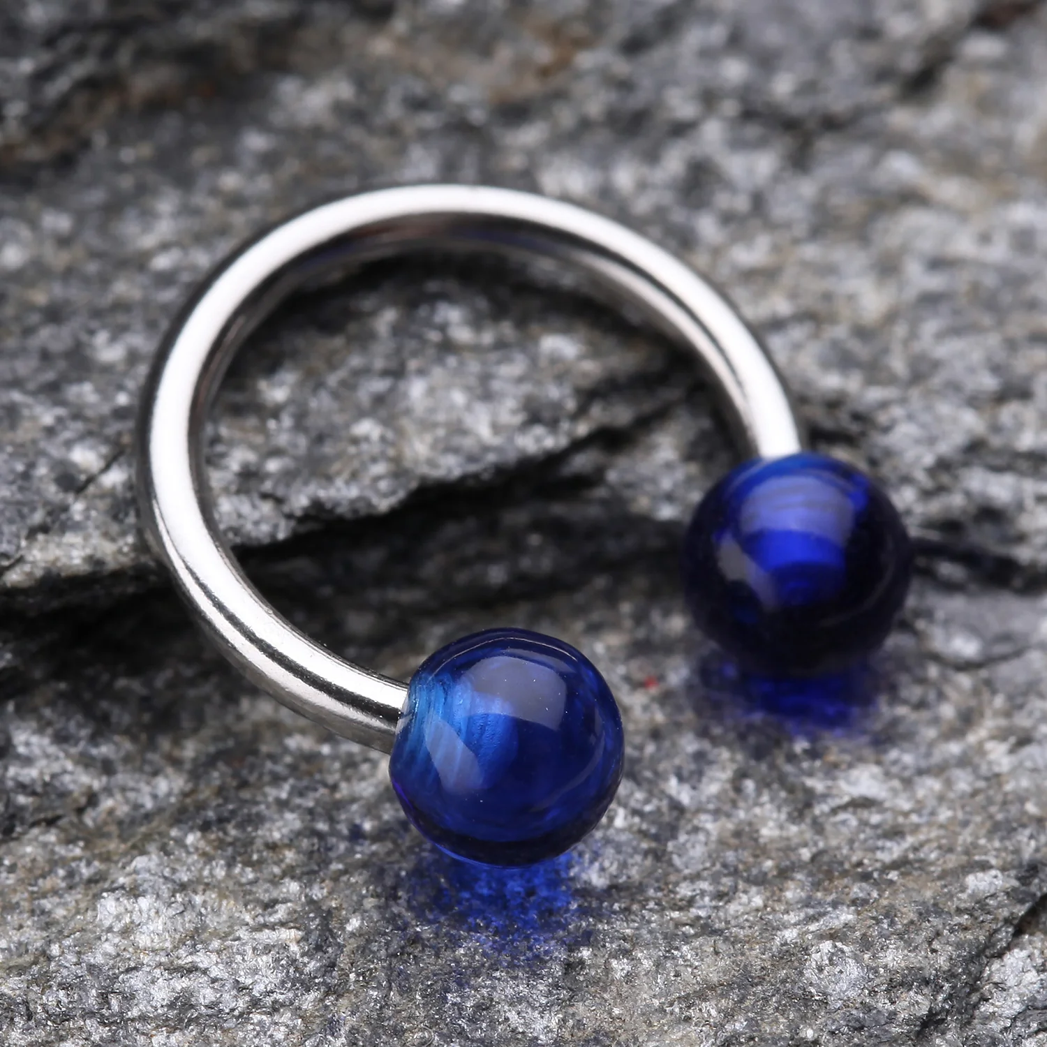 Basic UV Acrylic Horseshoe Circular Barbell - Image 2