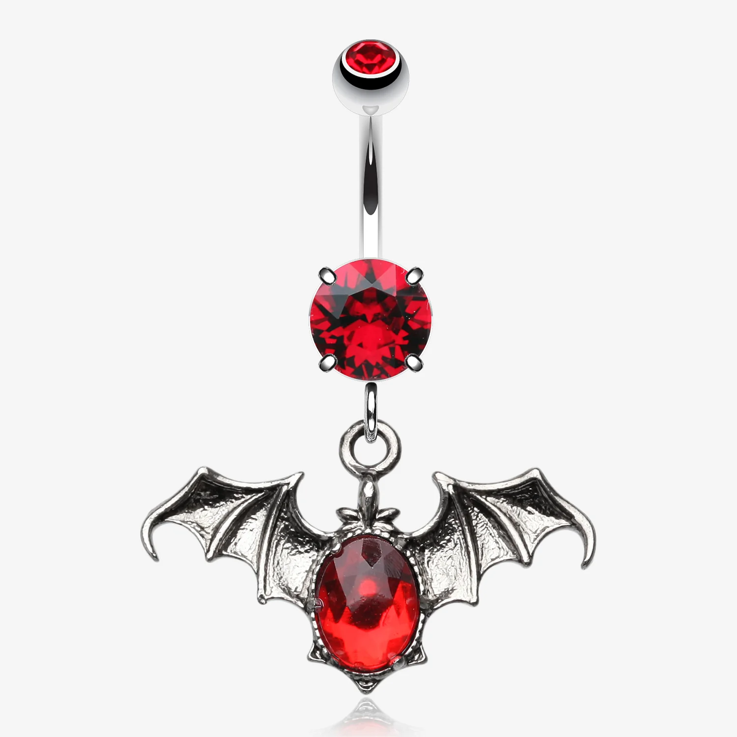 Bat Sparkle Belly Button Ring