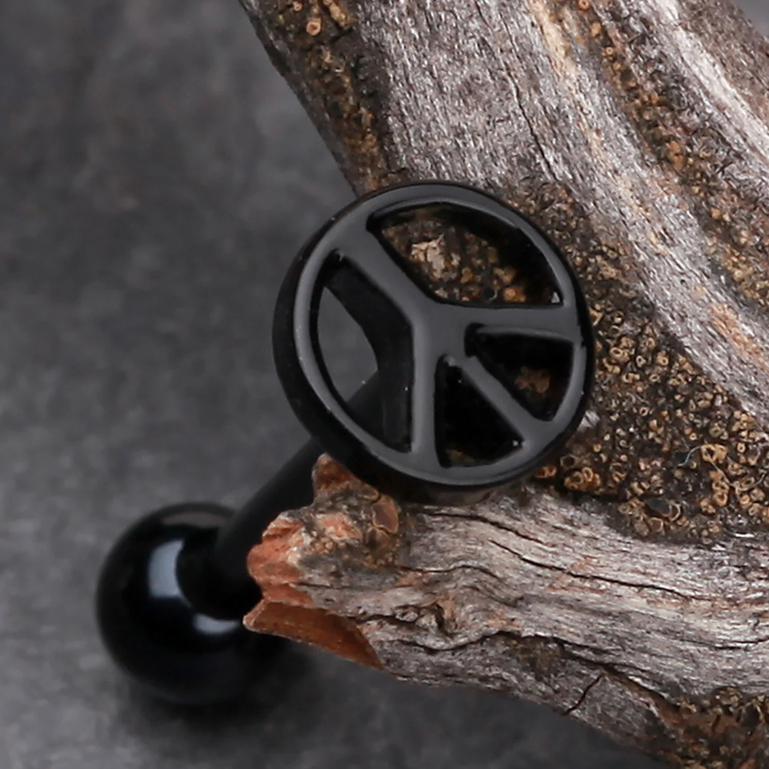 Blackline Peace Top Steel Barbell - Image 2