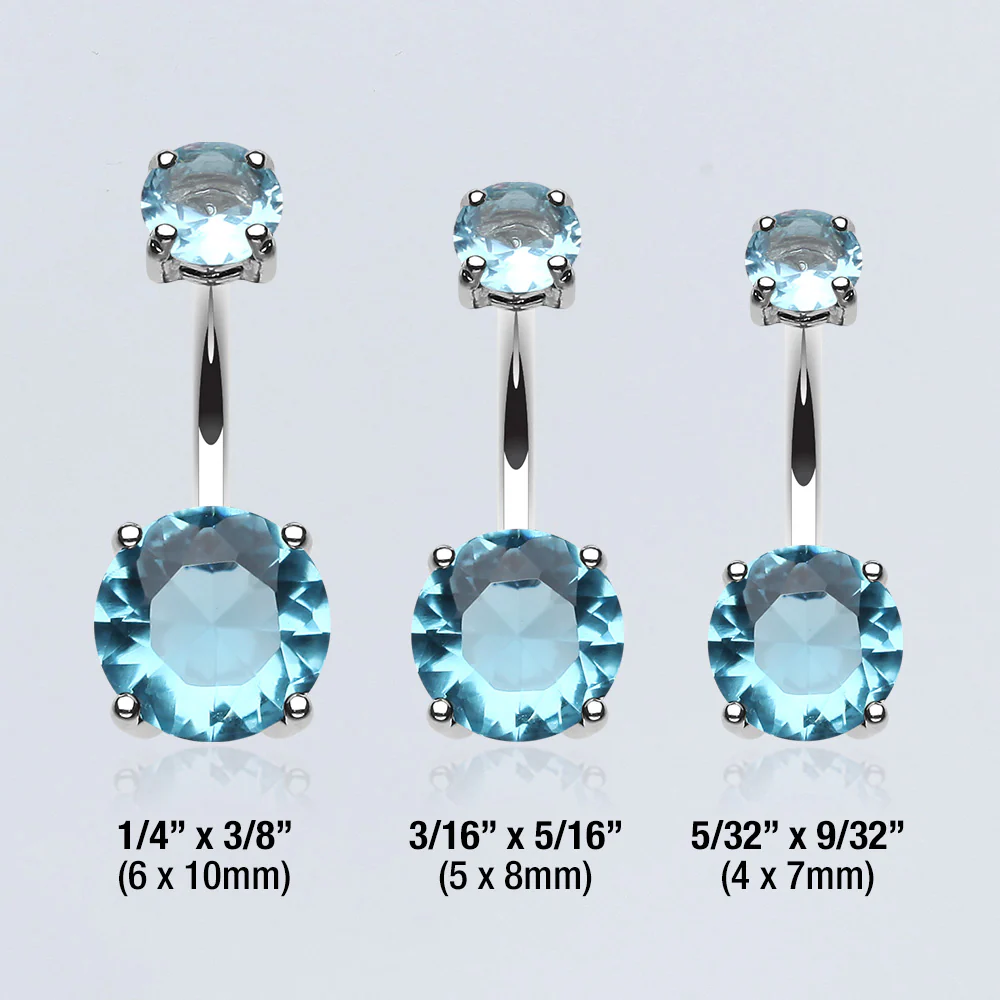 Brilliant Gem Sparkle Belly Ring - Image 4