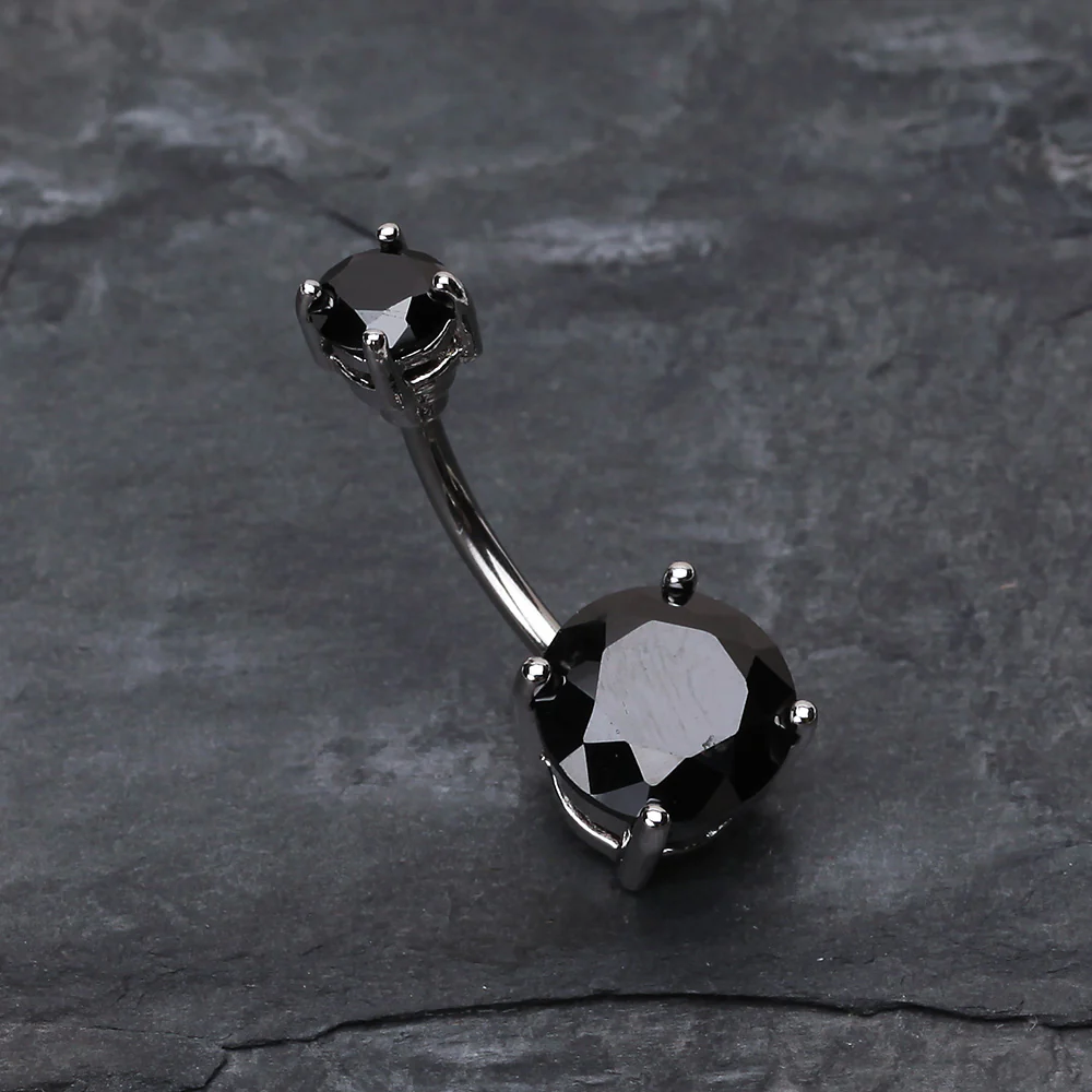 Brilliant Gem Sparkle Belly Ring - Image 3