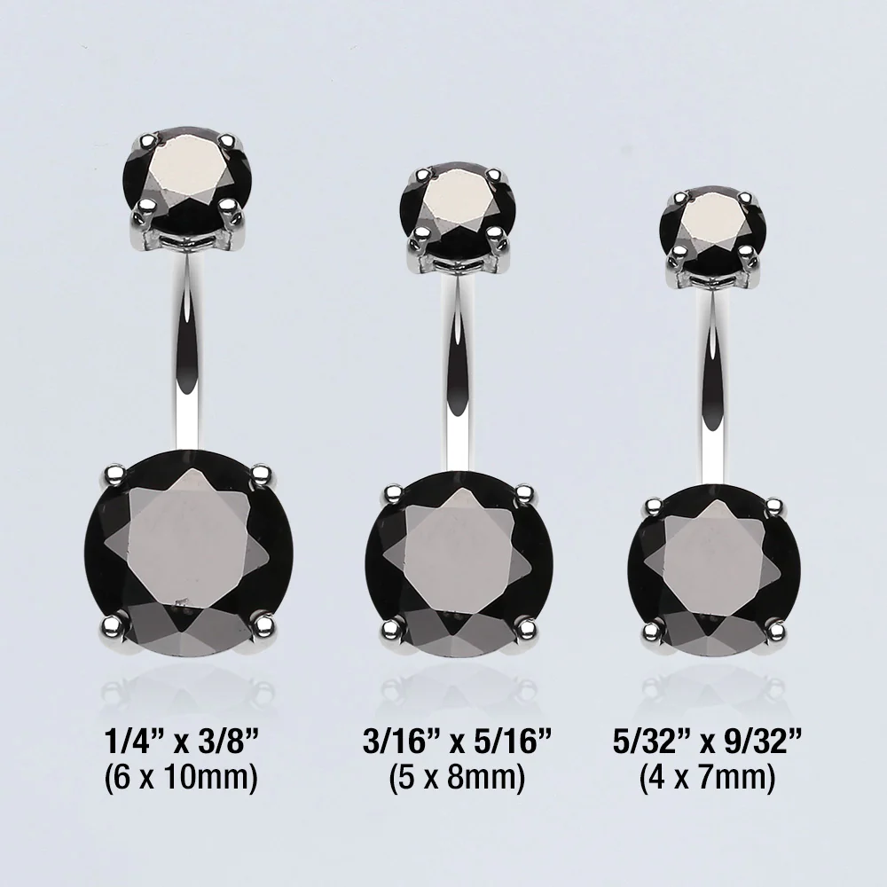 Brilliant Gem Sparkle Belly Ring - Image 4