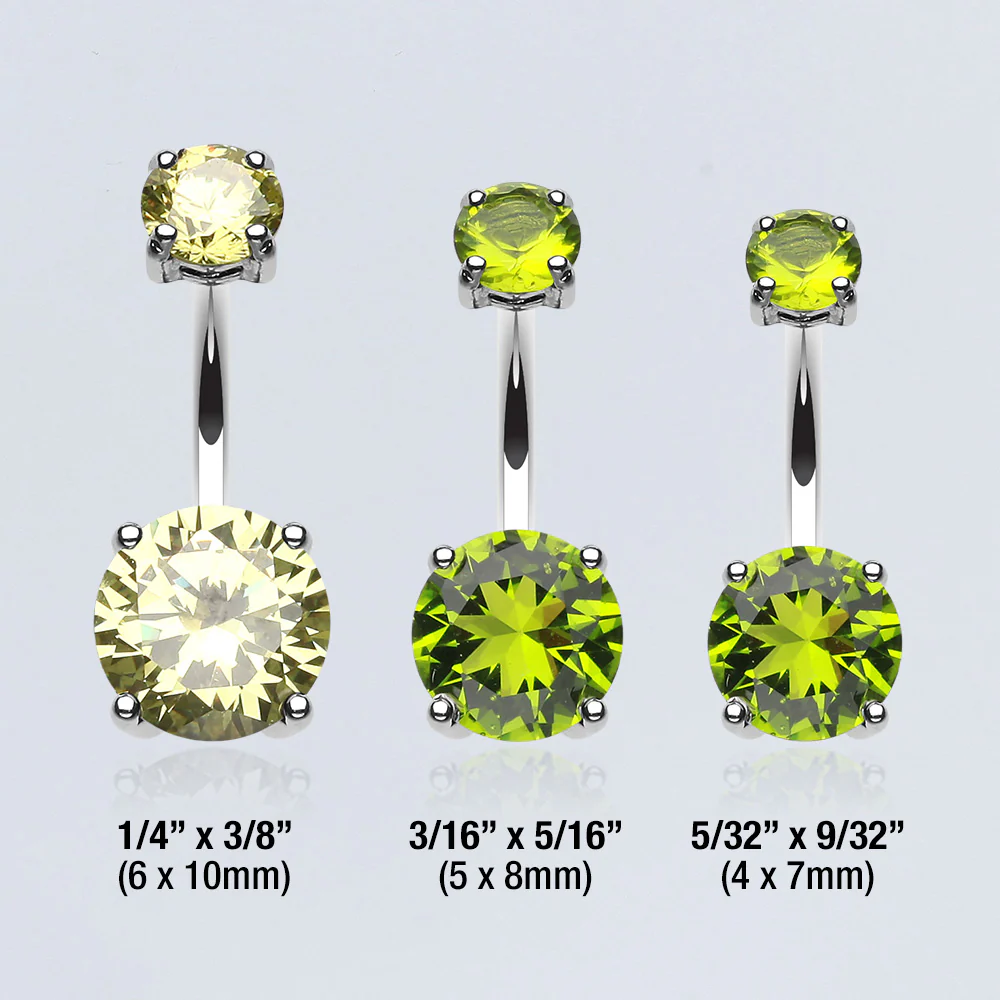 Brilliant Gem Sparkle Belly Ring - Image 4