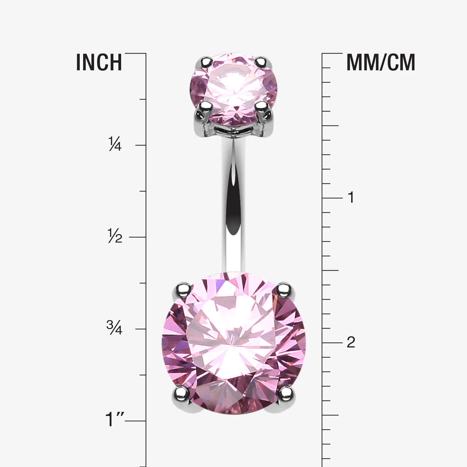 Brilliant Gem Sparkle Belly Ring - Image 2