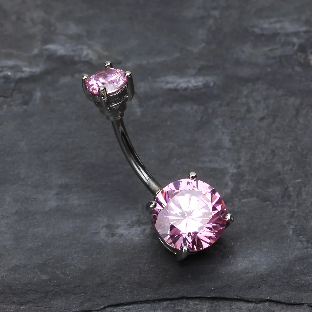 Brilliant Gem Sparkle Belly Ring - Image 3