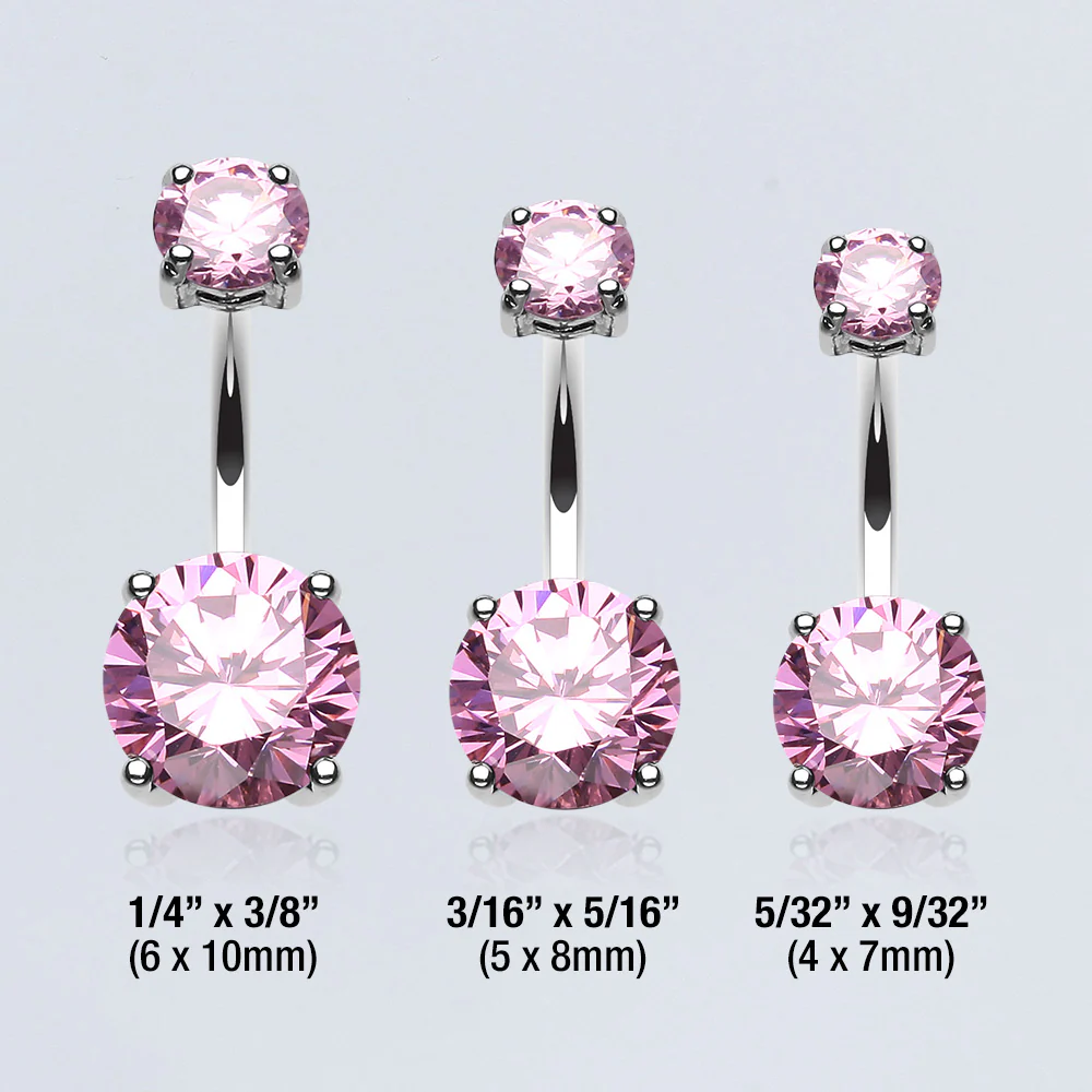 Brilliant Gem Sparkle Belly Ring - Image 4