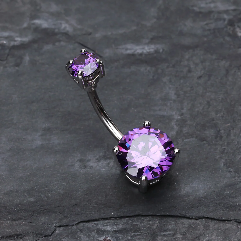 Brilliant Gem Sparkle Belly Ring - Image 3