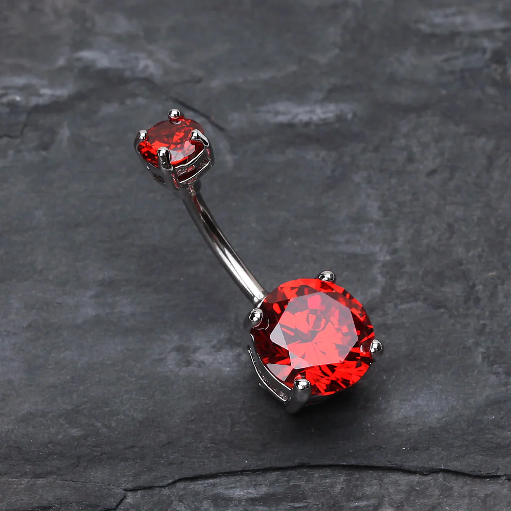 Brilliant Gem Sparkle Belly Ring - Image 3