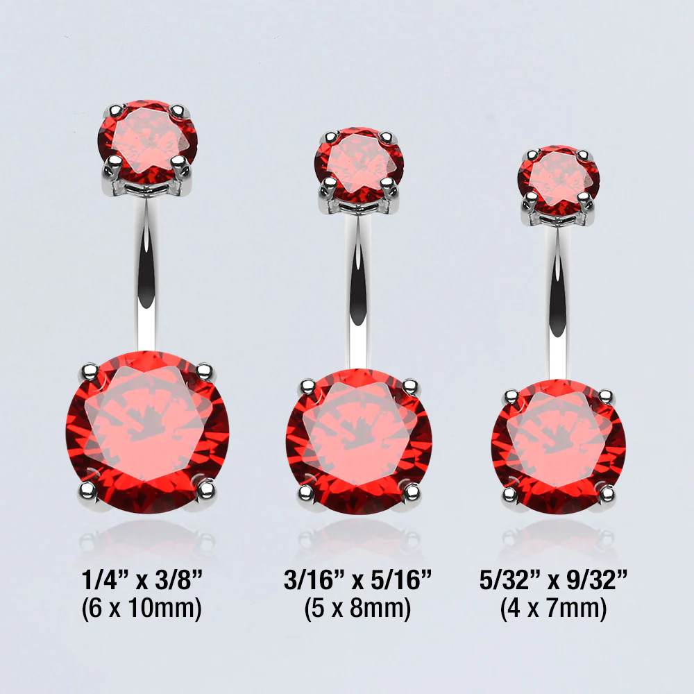 Brilliant Gem Sparkle Belly Ring - Image 4