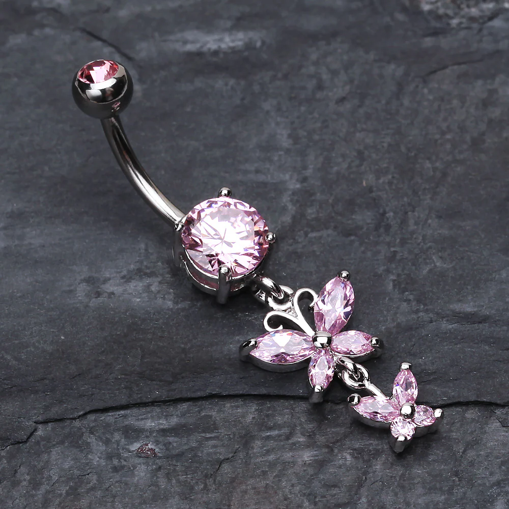 Butterfly Besties Belly Button Ring - Image 3