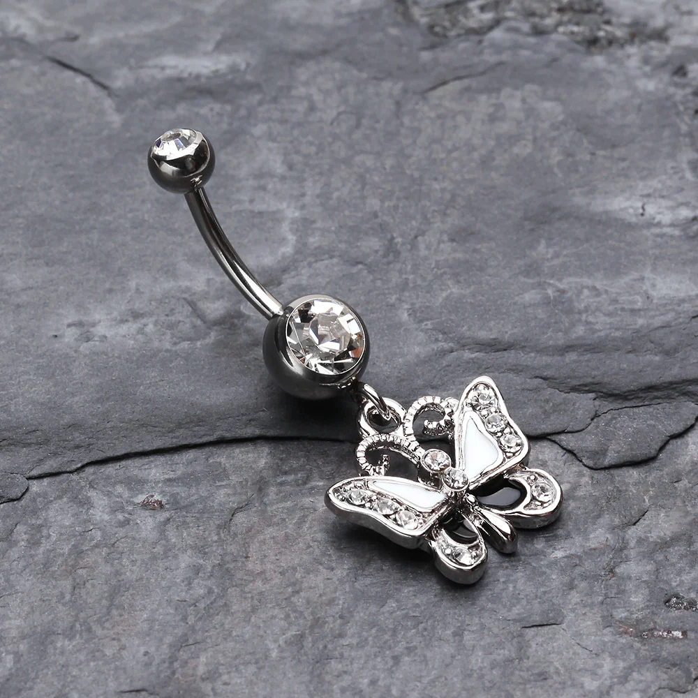 Butterfly Delight Belly Button Ring - Image 3