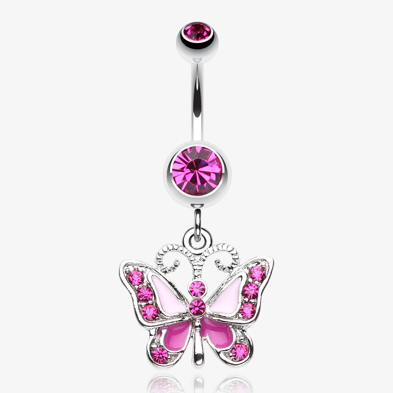 Butterfly Delight Belly Button Ring
