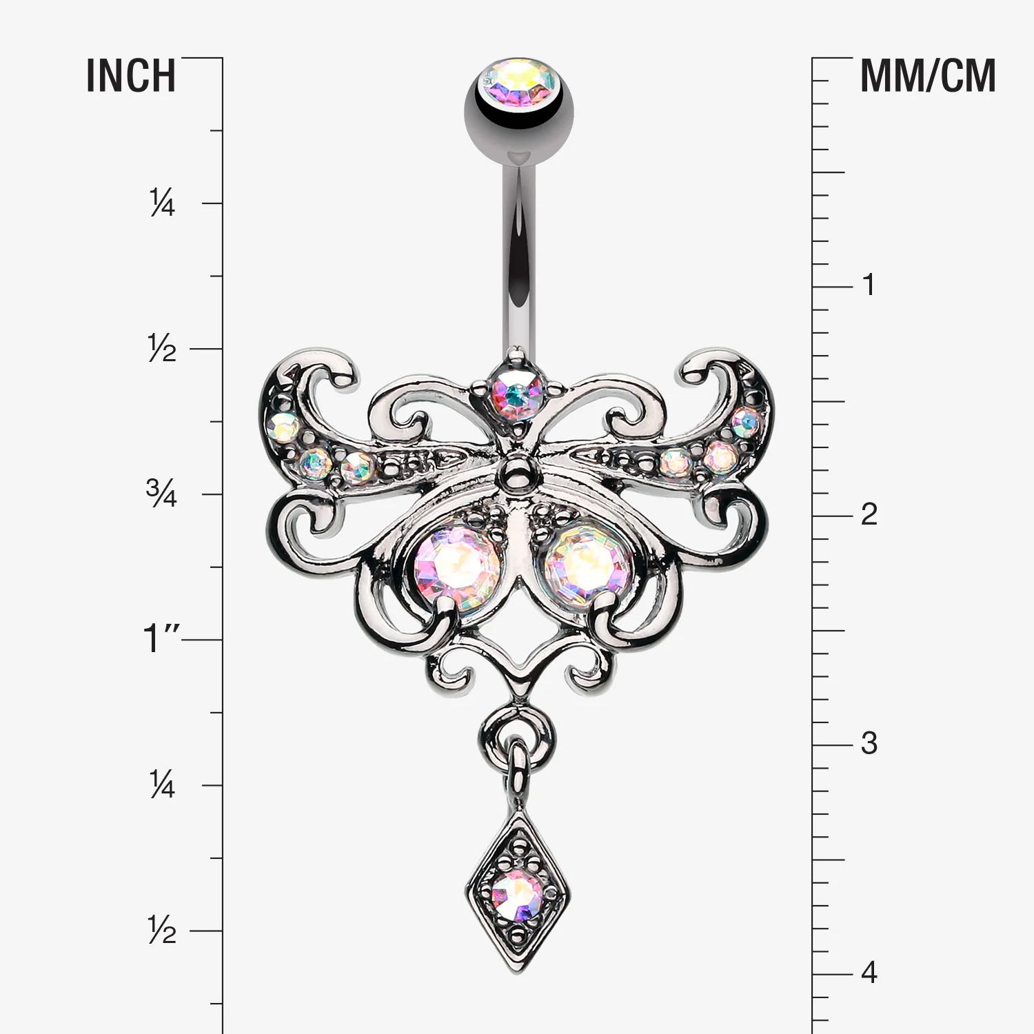 Butterfly Glorieux Belly Button Ring - Image 2