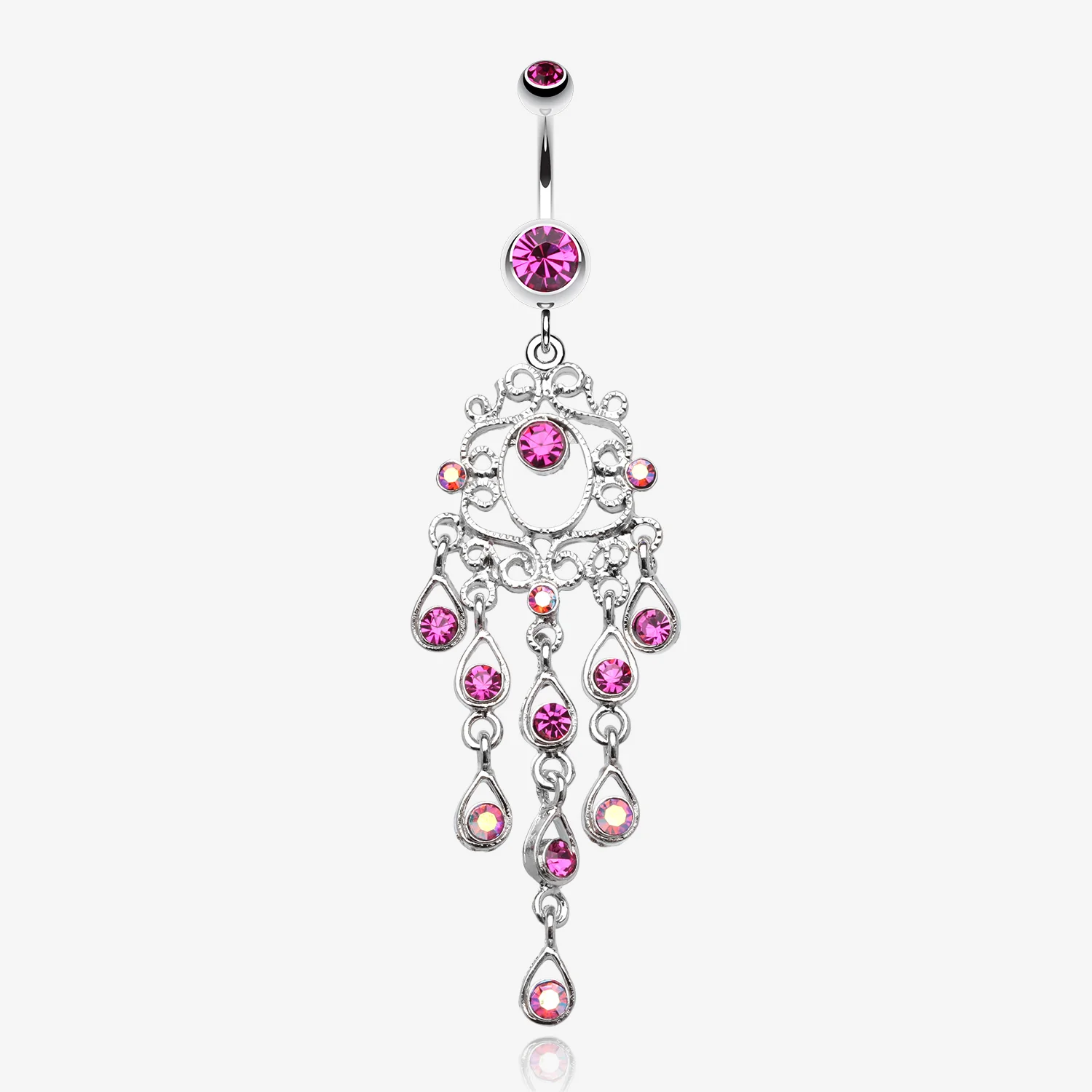 Classic Chandelier Sparkle Belly Ring
