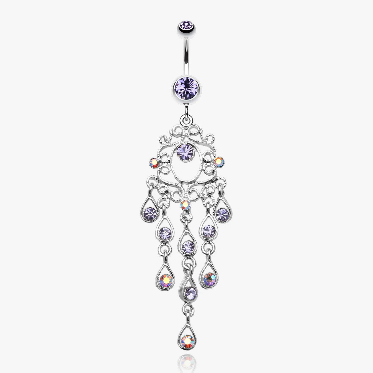 Classic Chandelier Sparkle Belly Ring