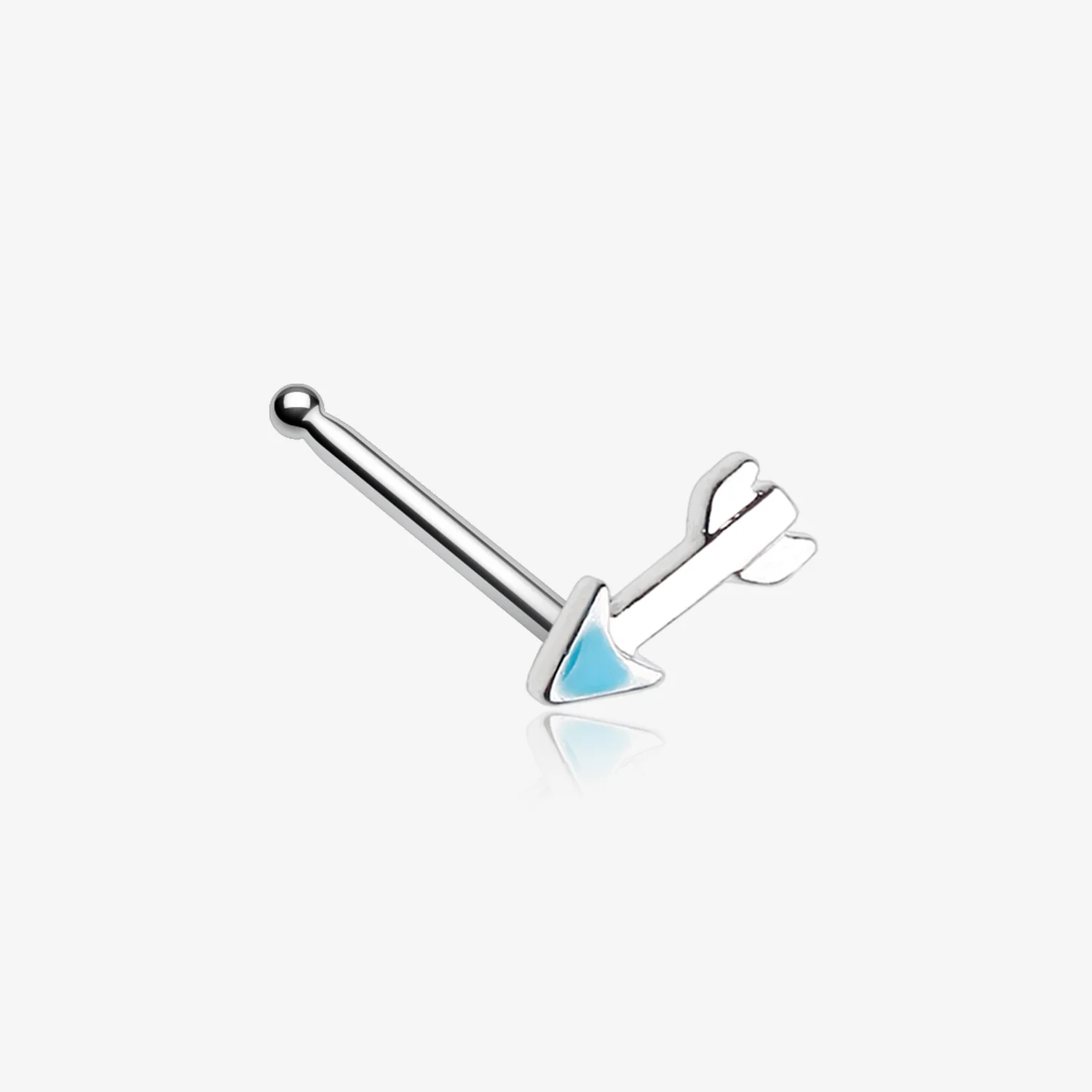 Classic Dainty Arrow Nose Stud Ring