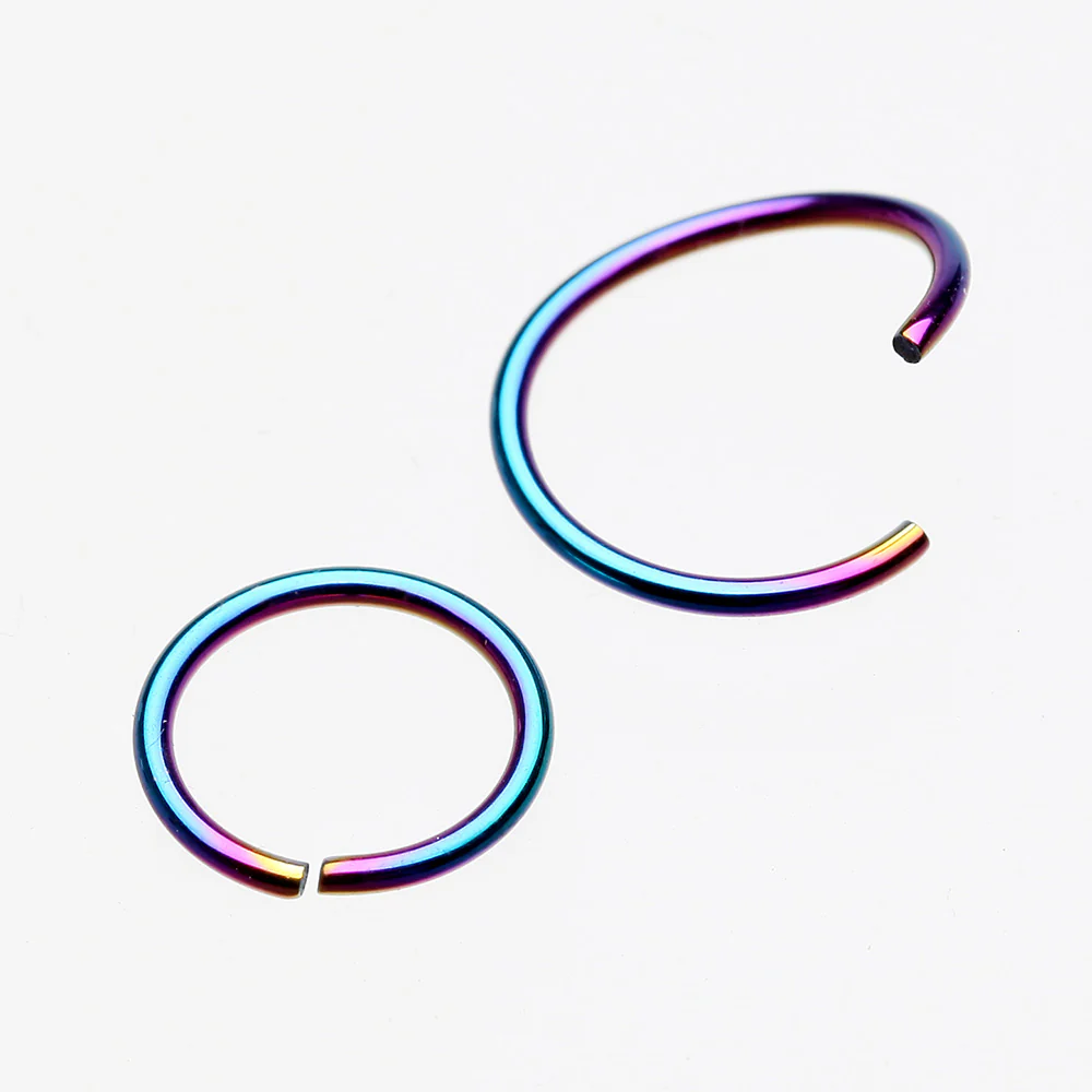 Colorline Basic Steel Bendable Hoop Ring - Image 4