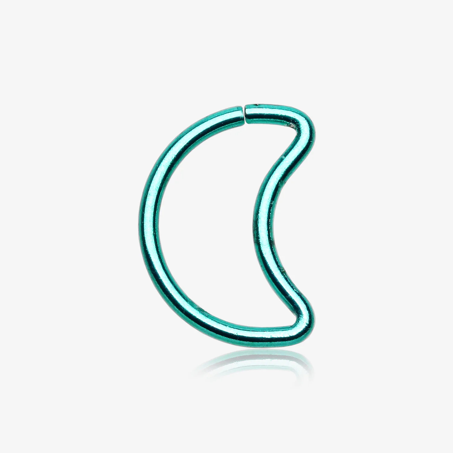 Colorline Crescent Moon Bendable Twist Hoop Ring