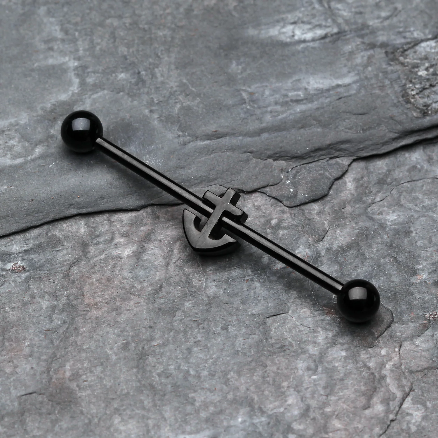 Colorline Dainty Anchor Industrial Barbell - Image 2