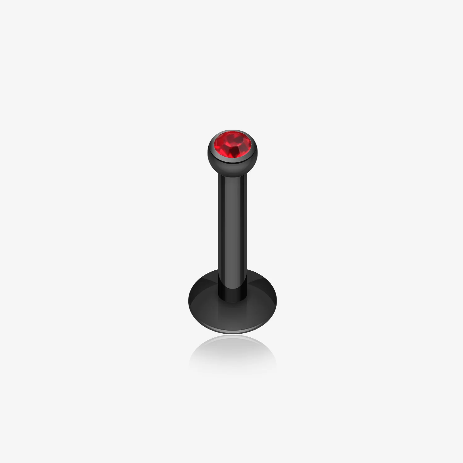 Colorline Gem Ball Internally Threaded Labret