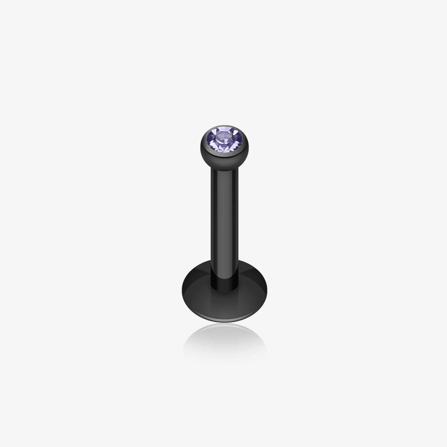 Colorline Gem Ball Internally Threaded Labret