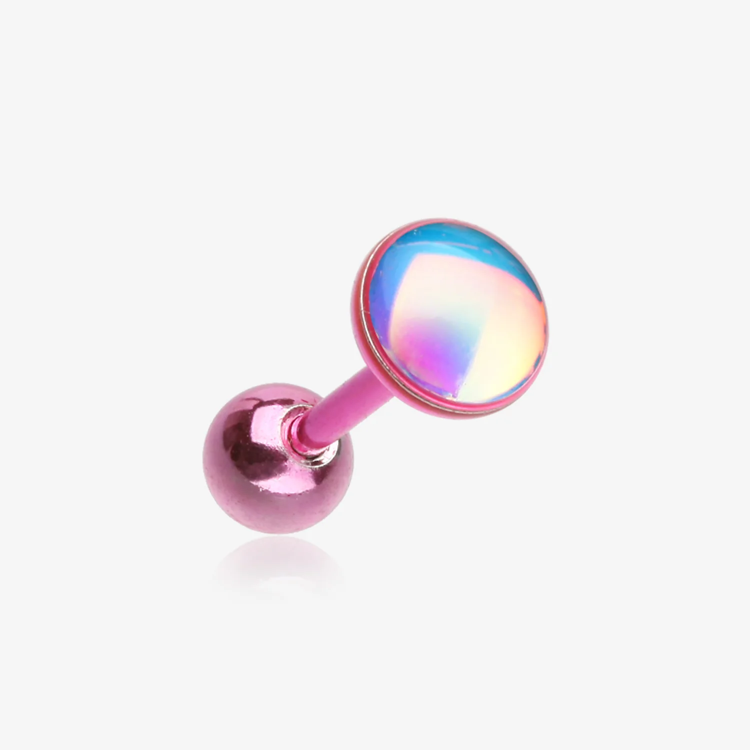 Colorline Iridescent Revo Sparkle Cartilage Tragus Barbell