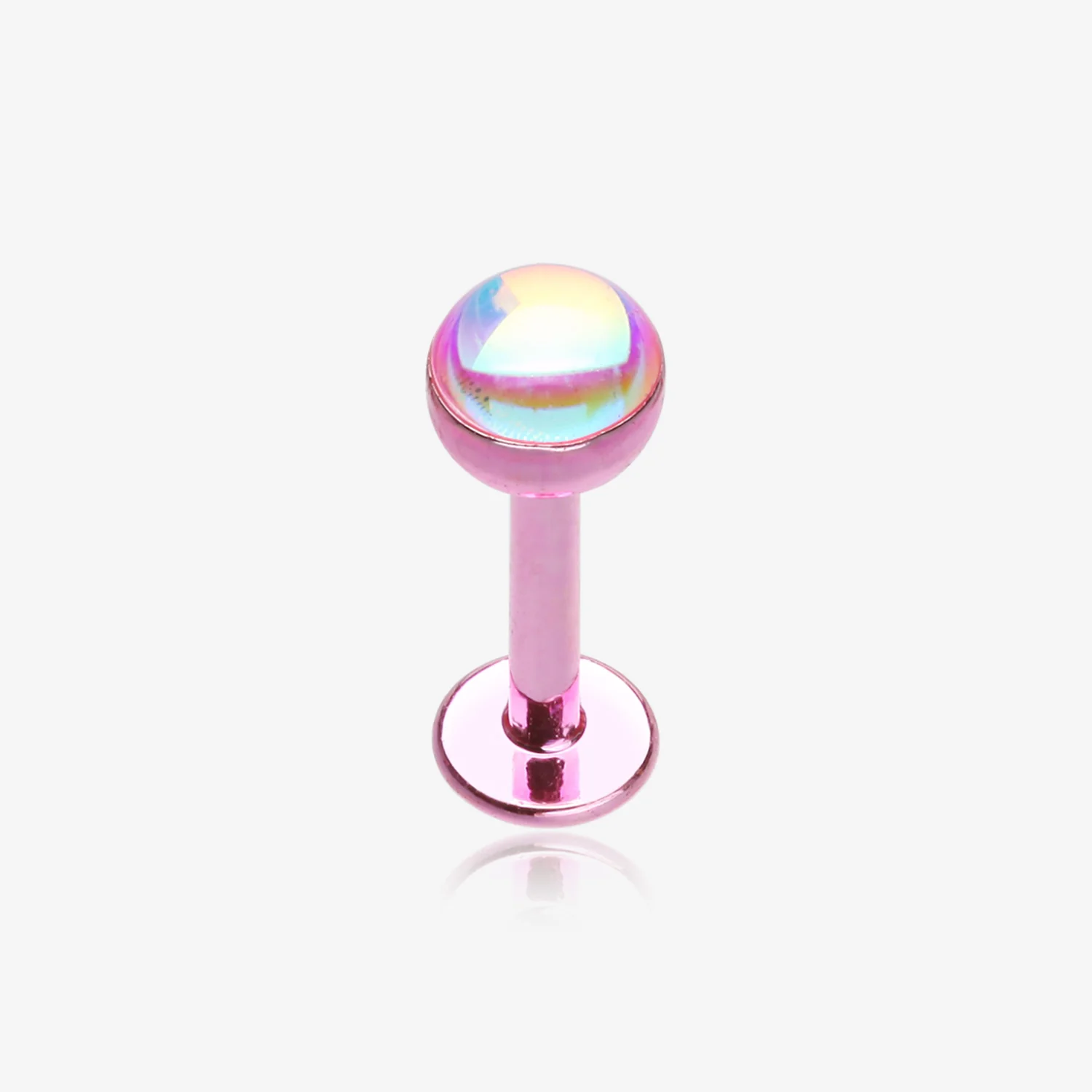 Colorline Iridescent Revo Sparkle Steel Labret