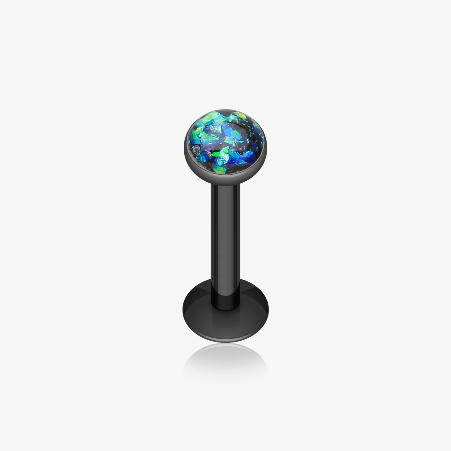 Colorline Opal Glitter Shower Dome Steel Labret