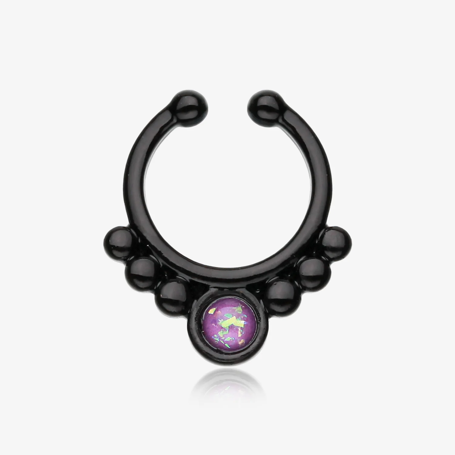 Colorline Opal Grandiose Fake Septum Clip-On Ring