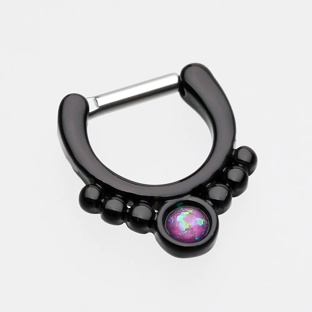 Colorline Opal Grandiose Septum Clicker - Image 3