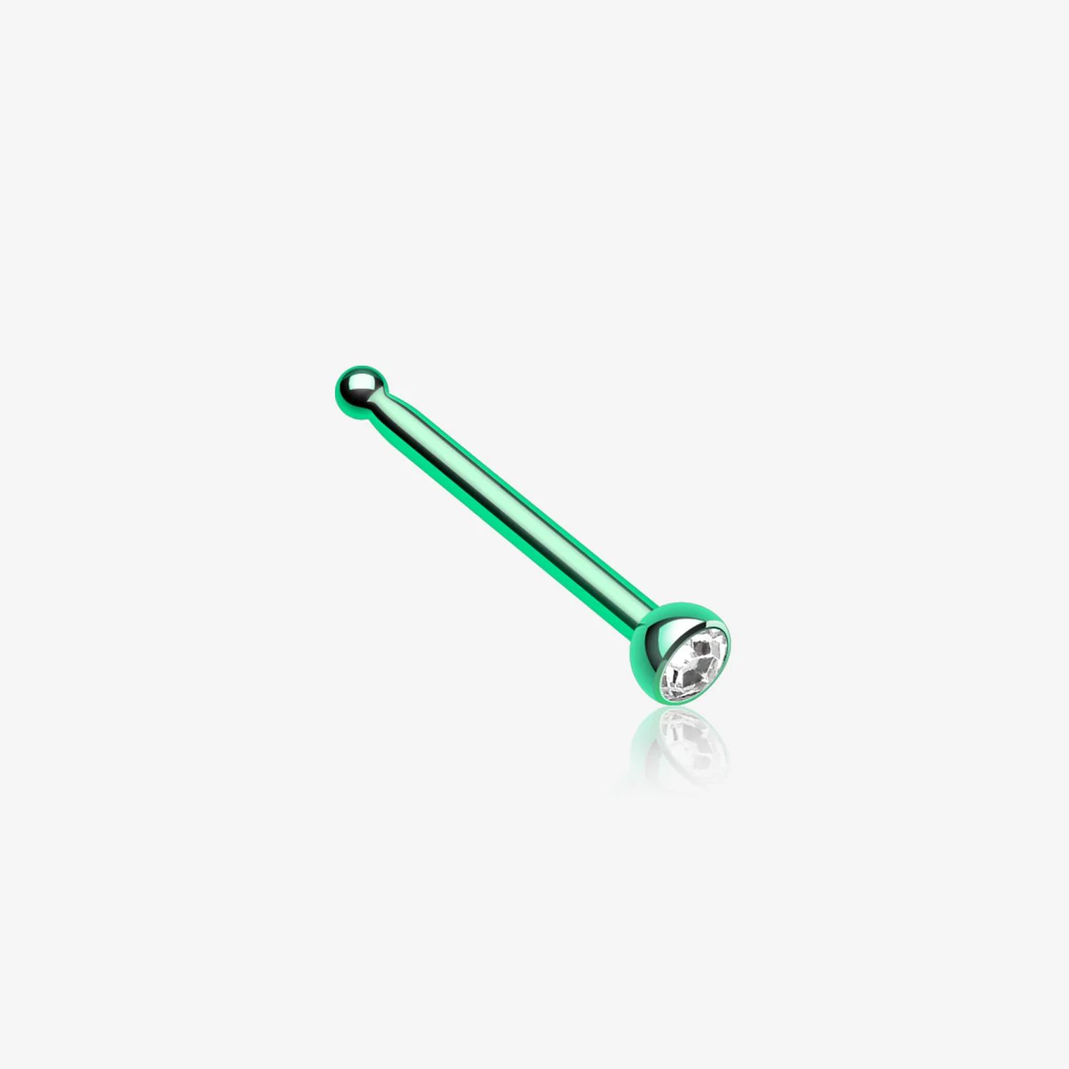 Colorline Press Fit Gem Top Nose Stud Ring