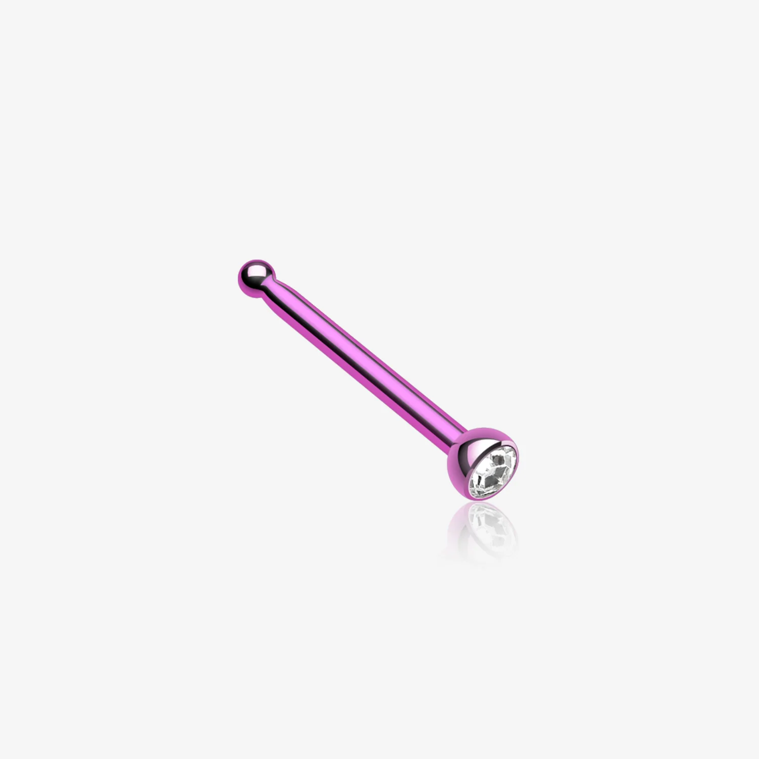 Colorline Press Fit Gem Top Nose Stud Ring