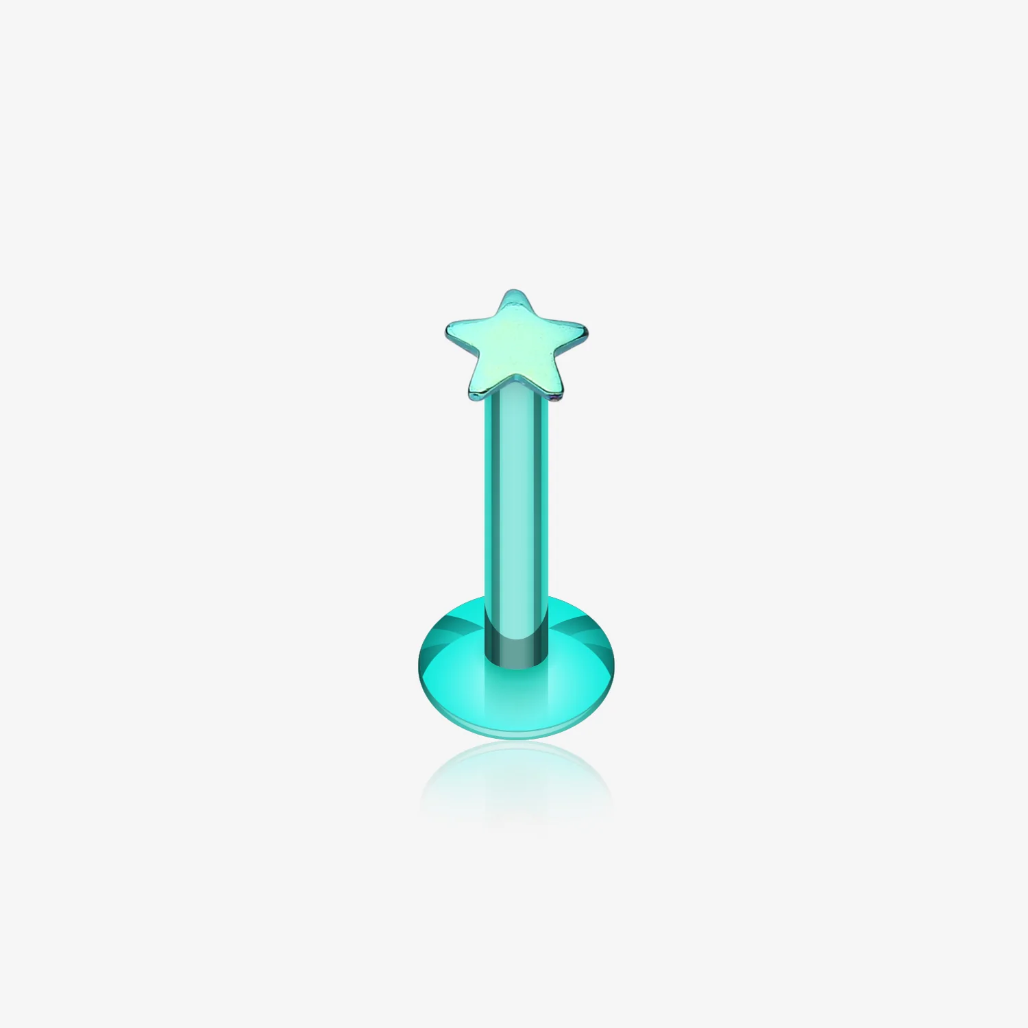 Colorline PVD Star Top Internally Threaded Labret