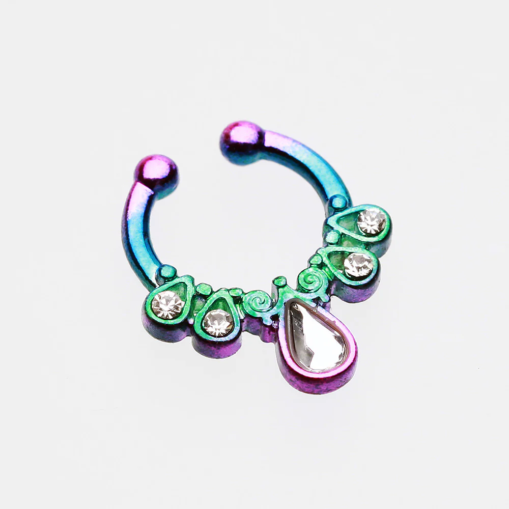 Colorline Radiant Kao Fake Septum Clip-On Ring - Image 3