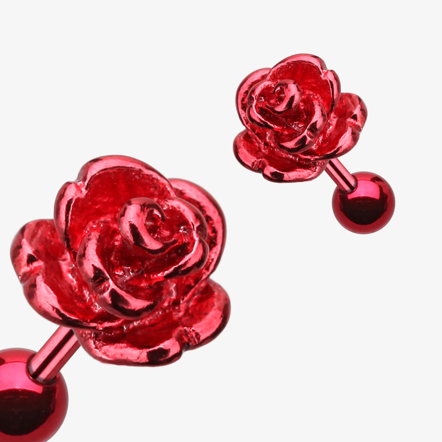Colorline Steel Rose Cartilage Earring - Image 2
