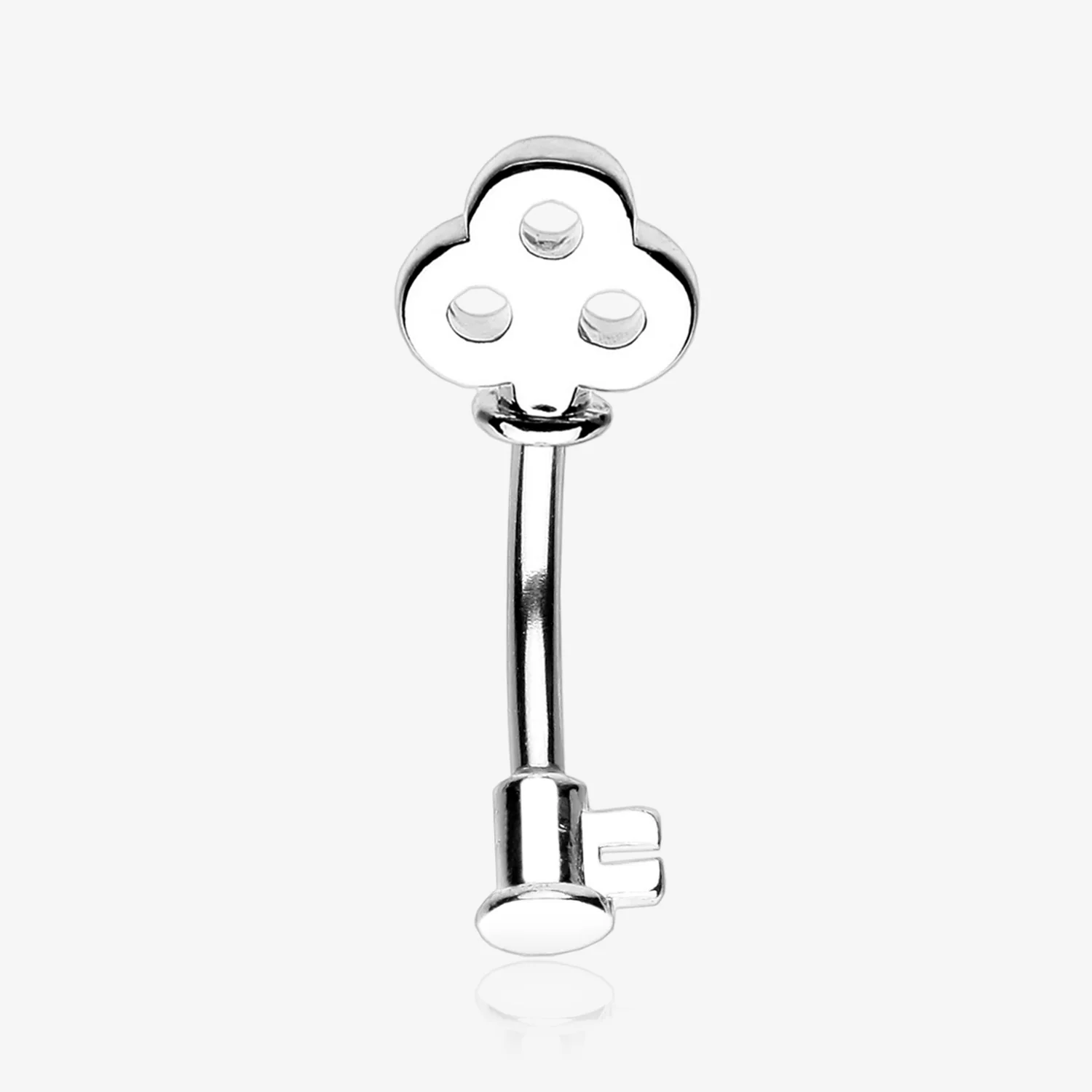 Dainty Princess Key Belly Button Ring