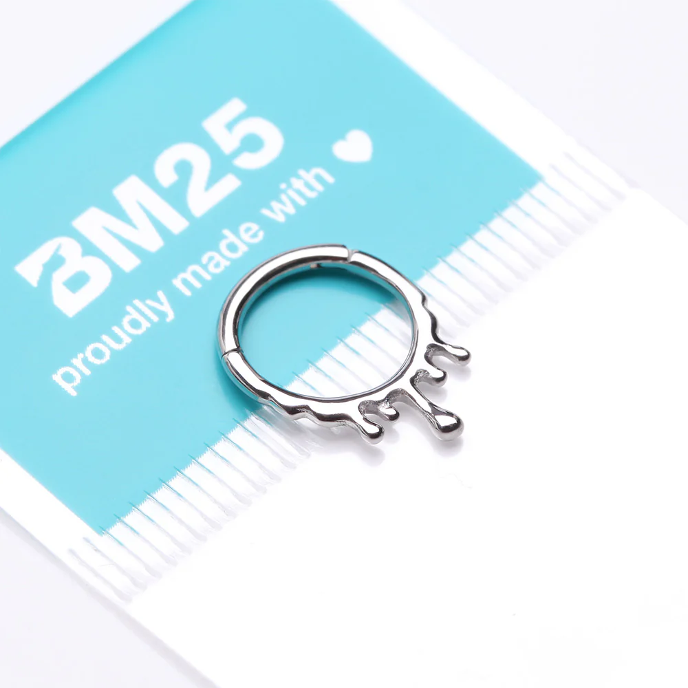Dripping Ooze Clicker Hoop Ring - Image 4
