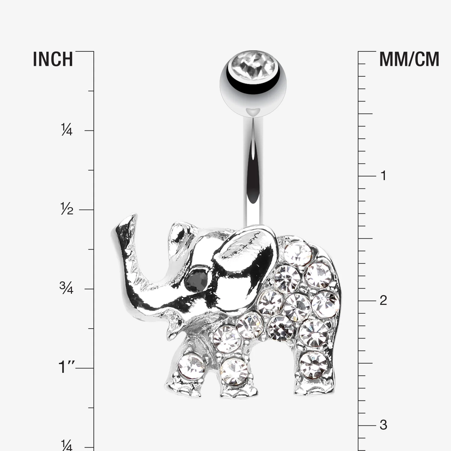 Elephant Walk Belly Button Ring - Image 2