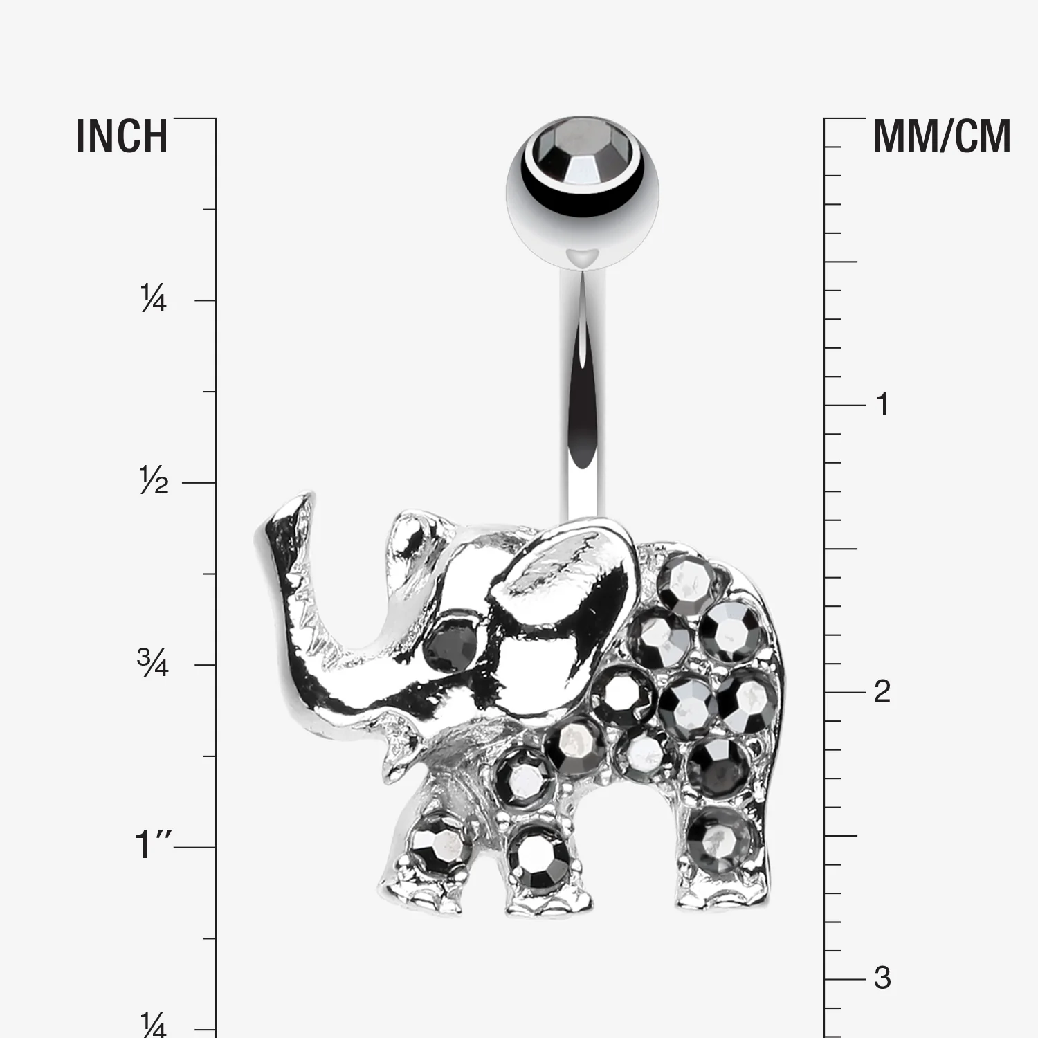 Elephant Walk Belly Button Ring - Image 2